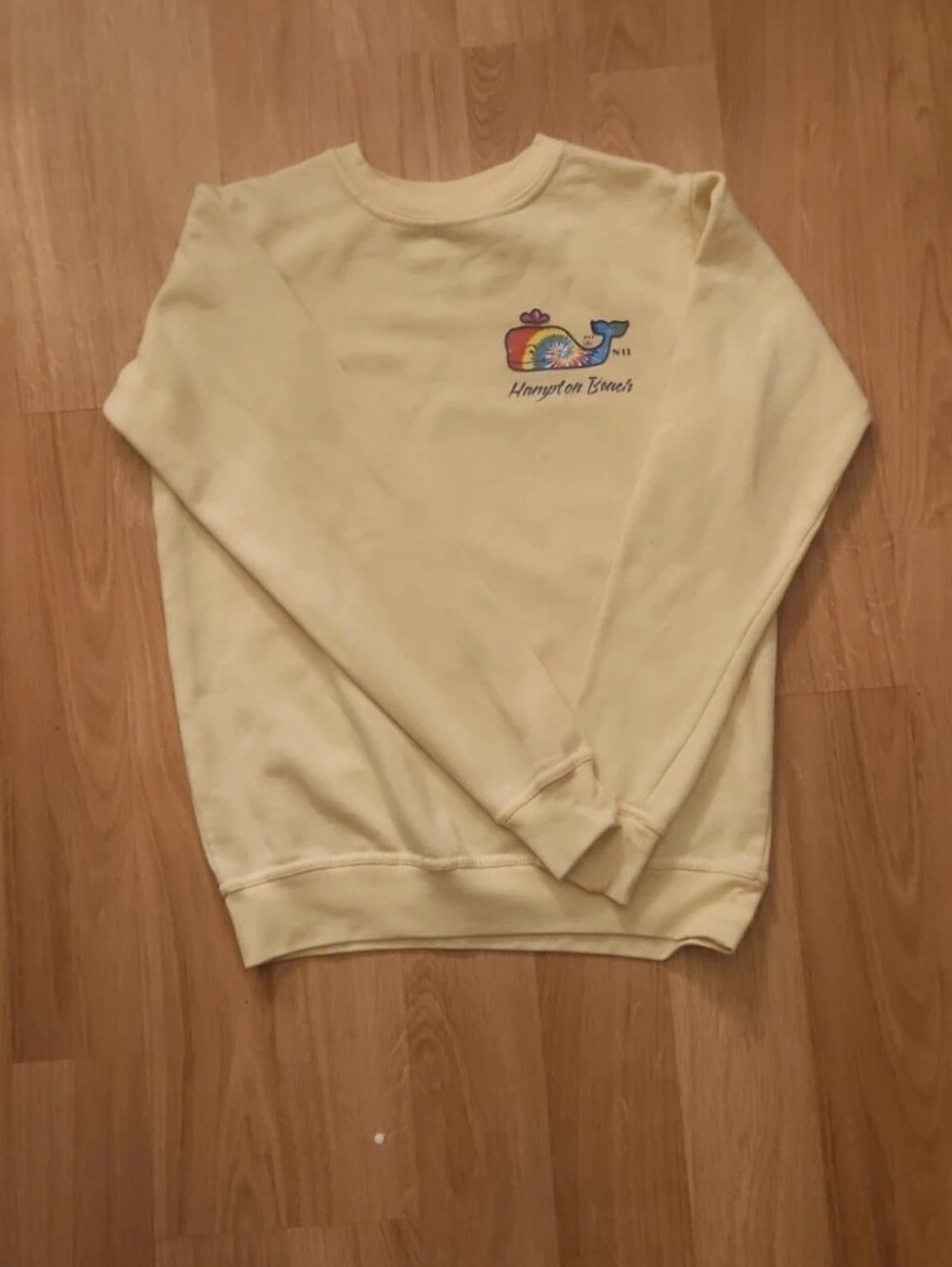 Hampton Beach Yellow Crewneck Sweater